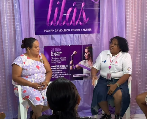 Roda de conversa encerra Agosto Lilás com ações de informação, acolhimento e proteção às mulheres