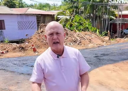Santana avança com pavimentação no Ramal do Abel, no bairro Provedor I
