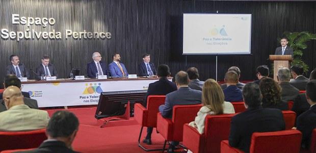 TSE celebra Pacto Nacional pela Paz e Tolerância nas Eleições 2026