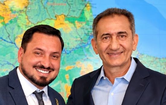 Alessandro Brazão se reúne com Waldez Góes para tratar de convênios e novos projetos para Ferreira Gomes