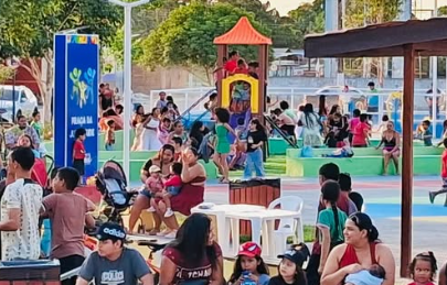 Itaubal entrega Praça da Juventude com estrutura para esporte, lazer e convivência