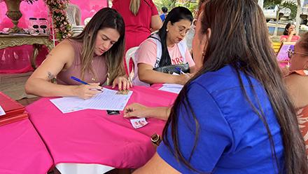 Itaubal reforça prevenção ao câncer de mama durante campanha do Outubro Rosa