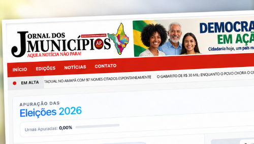 Jornal dos Municípios prepara cobertura especial das Eleições 2026 no Amapá