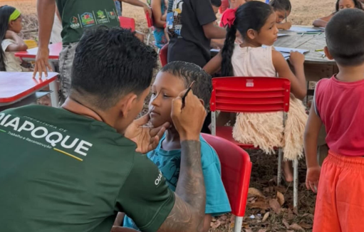 Oiapoque leva ações de assistência social e atendimento familiar à comunidade Vila Velha