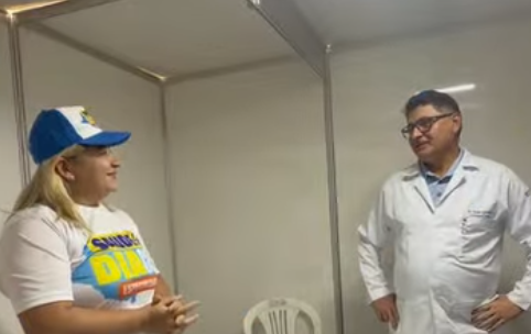 Paulinha Santos acompanha ação com atendimentos especializados em Serra do Navio