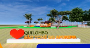 Tartarugalzinho inicia obra da primeira praça do Quilombo São Tomé do Aporema