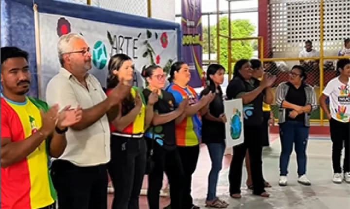 Ação “Arte pela Terra” reforça protagonismo juvenil e agenda ambiental no município de Amapá