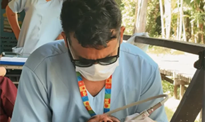 Ação de saúde leva atendimentos à comunidade de Foz do Macacoari, em Itaubal