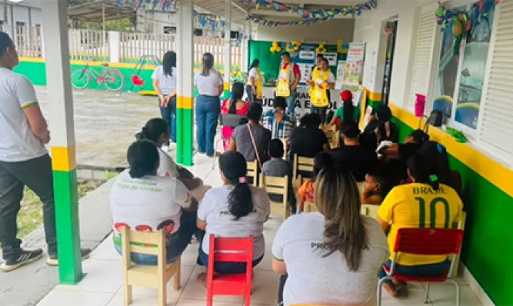 Ação do Programa Saúde na Escola leva cuidado e prevenção à Creche Pingo de Gente