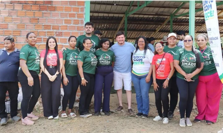 Ação itinerante leva serviços de saúde, assistência social e educação à comunidade de Igarapé Grande, em Oiapoque