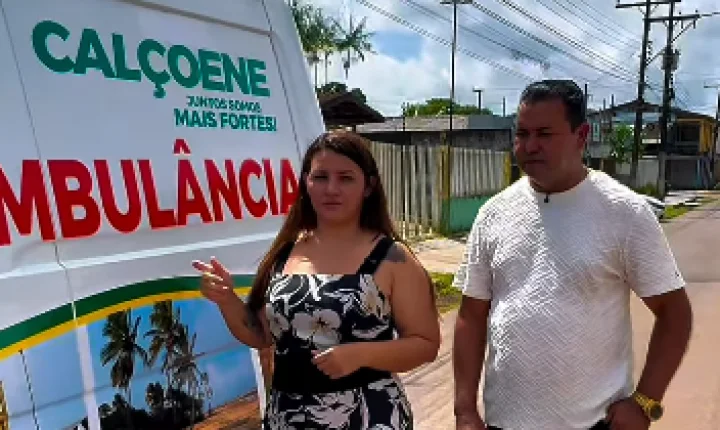Ambulância reformada é entregue ao distrito do Carnot para reforçar atendimento em saúde