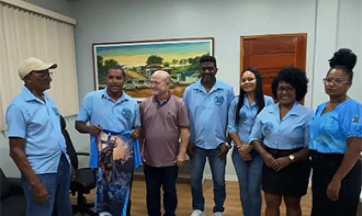 Bala Rocha recebe diretoria da Festa de Nossa Senhora da Piedade em Santana
