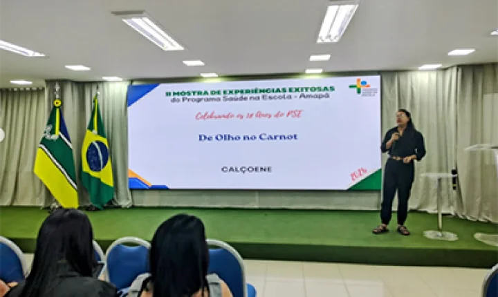 Calçoene é homenageado por ações do Programa Saúde na Escola durante mostra estadual