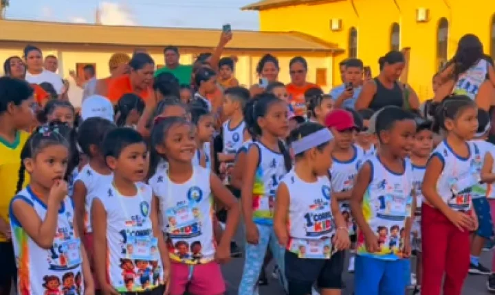 Calçoene promove 1ª Corrida Kids e abre programação da Semana da Criança