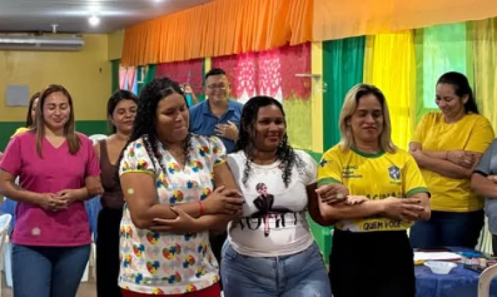 Calçoene promove ação de cuidado com a saúde mental voltada aos trabalhadores da saúde