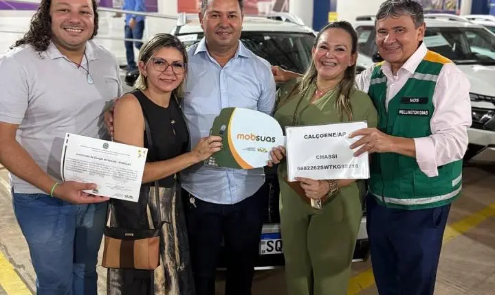 Calçoene recebe veículo do MobSUAS para fortalecer atendimento da Assistência Social