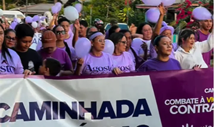 Caminhada das Núbias mobiliza Vitória do Jari no enfrentamento à violência contra a mulher