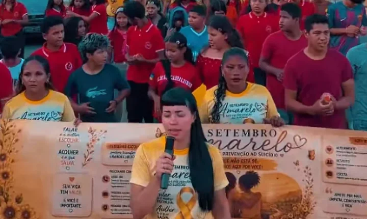 Caminhada do Setembro Amarelo mobiliza estudantes e profissionais em ação de valorização da vida