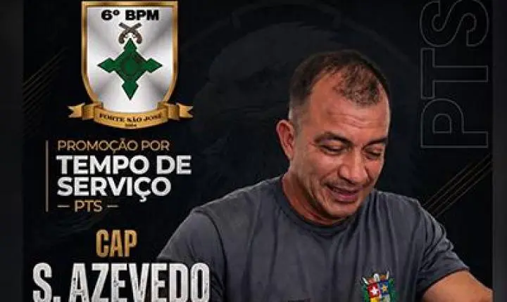 Capitão da Polícia Militar completa 28 anos de serviço e é promovido no Amapá