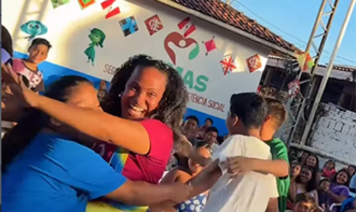 Cine Cras leva cinema, cultura e lazer a famílias de Ferreira Gomes