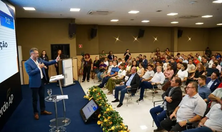 Clécio diz que Amapá vive transformação com mais empresas, emprego e oportunidades no encontro na Fecomércio
