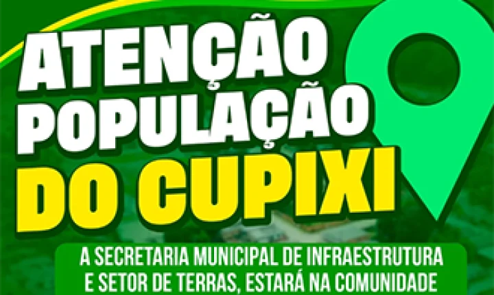 Cupixi recebe mutirão para regularização de lotes e análise de títulos em Porto Grande