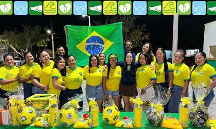 Cutias comemora vitória da Seleção Brasileira com sorteio, torcida e muita animação