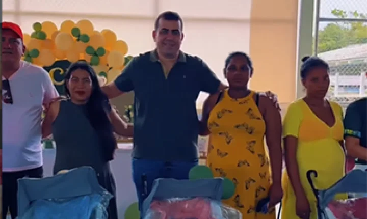 Cutias reforça apoio a mães com entrega de kits bebê