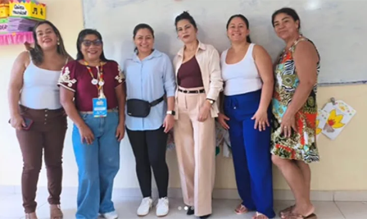 Educação acompanha obra e visita escolas em comunidades de Cutias