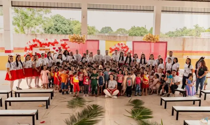 Escola Tia Iracema realiza socialização do Projeto Páscoa Cristã em Mazagão