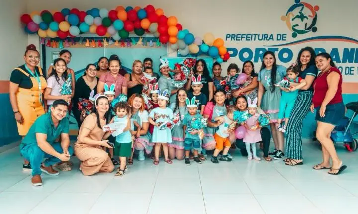 Evento de Páscoa fortalece vínculos familiares e atendimento social em Porto Grande