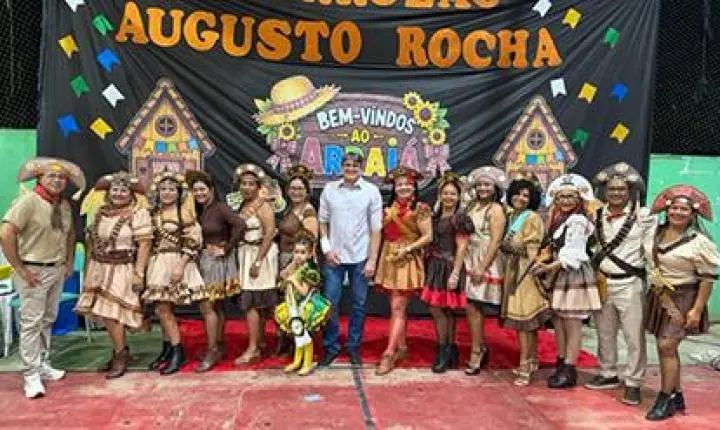 Forrozão da Escola Augusto Rocha valoriza cultura junina em Pracuúba