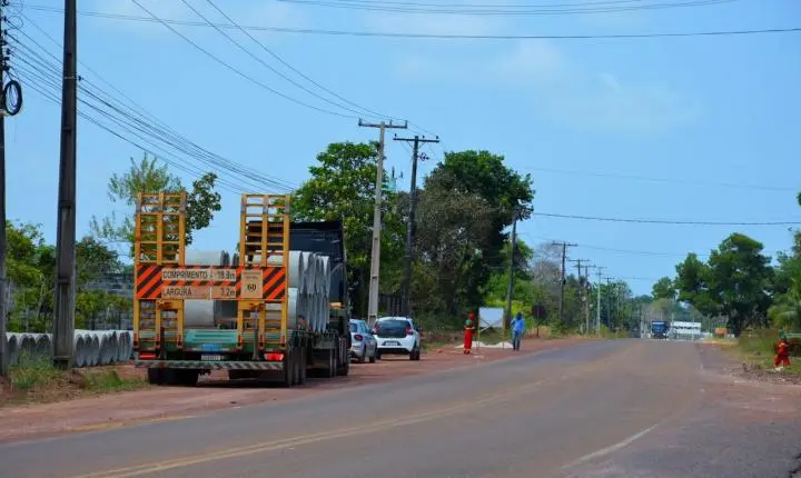 Governo do Amapá inicia obra de restauração e ampliação da rodovia AP-440, conhecida como Km-9