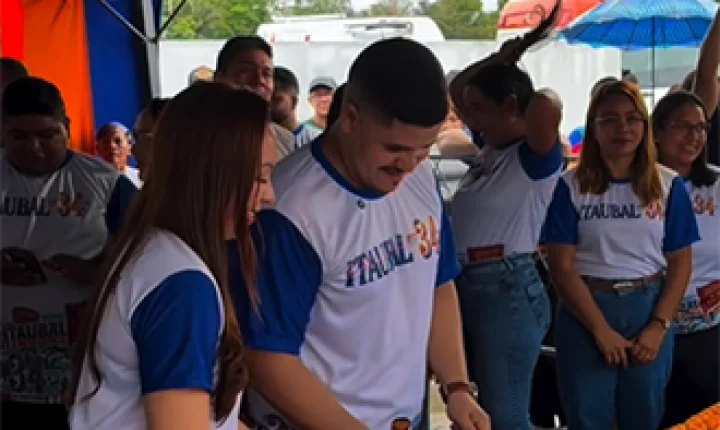 Itaubal celebra 34 anos com corte do bolo, união popular e homenagem à sua história