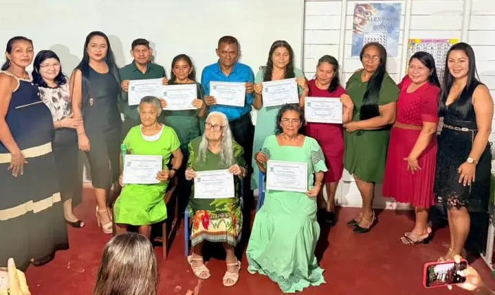 Itaubal encerra turma do Programa Brasil Alfabetizado com alunos de até 88 anos