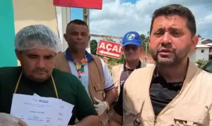 Itaubal intensifica fiscalização e orientação sanitária em batedeiras de açaí