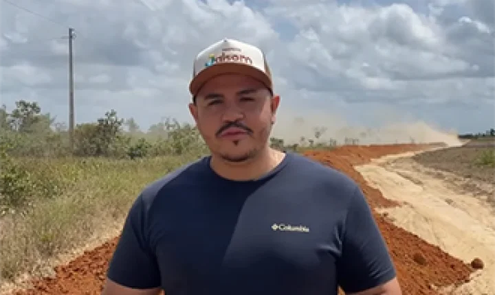 Itaubal intensifica manutenção de ramais durante o verão e acompanha serviços no Ramal do Bacaba