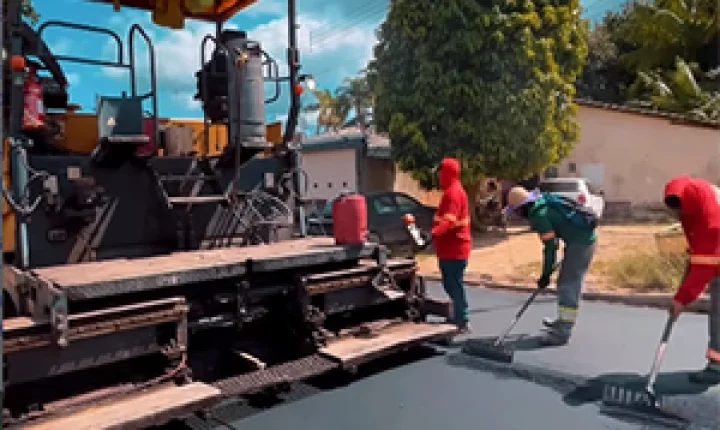 Laranjal do Jari avança na pavimentação urbana e projeta maior programa de mobilidade de sua história