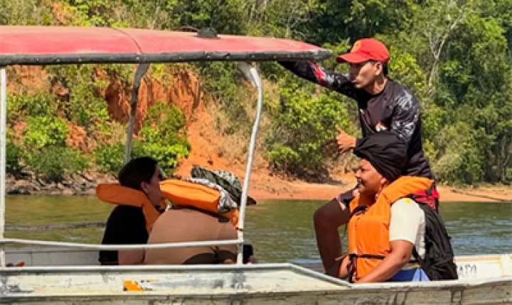Laranjal do Jari destaca potencial turístico durante visita técnica à Cachoeira de Santo Antônio