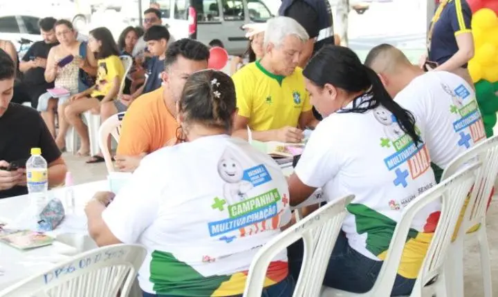 Macapá mobiliza população no Dia D de Multivacinação e reforça importância da prevenção