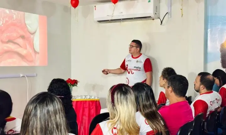 Maio Vermelho reforça a importância da prevenção e do diagnóstico precoce do câncer de boca em Macapá
