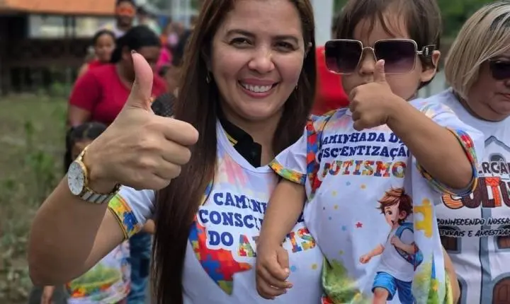 Mazagão promove caminhada de conscientização sobre o autismo e reforça inclusão nas escolas
