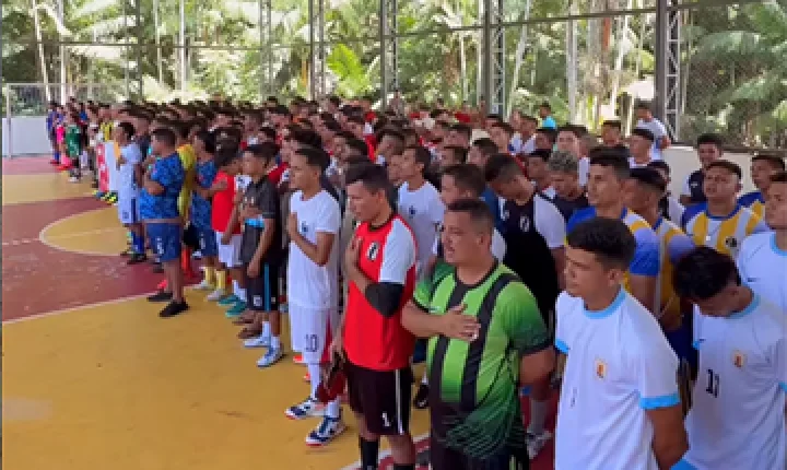 Mazagão realiza final de vôlei e abre Copa de Futsal na comunidade Maranata
