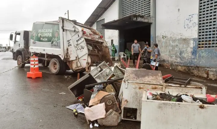 Mutirão reorganiza Mercado do Peixe e prepara espaço para futuras melhorias em Macapá