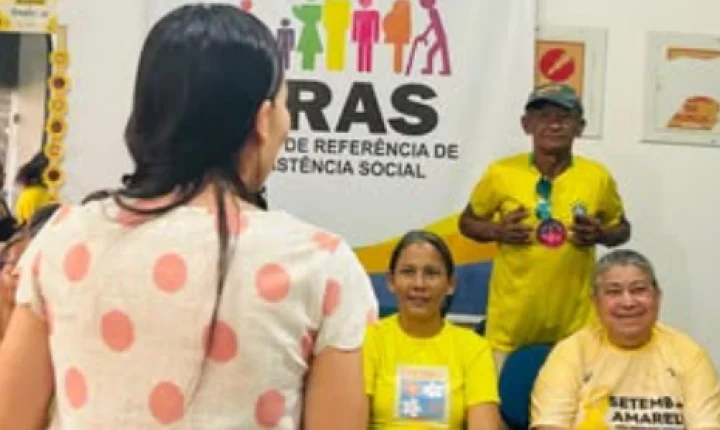 Oficina do CRAS reforça acolhimento, empatia e prevenção durante o Setembro Amarelo