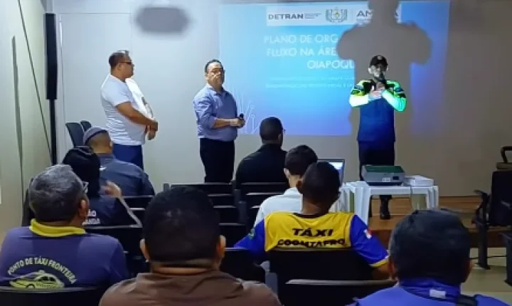 Oiapoque discute melhorias na mobilidade urbana com taxistas e mototaxistas
