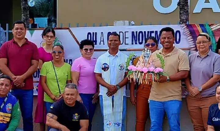 Oiapoque recebe visita da Imagem Peregrina de Nossa Senhora de Nazaré em momento de fé e devoção