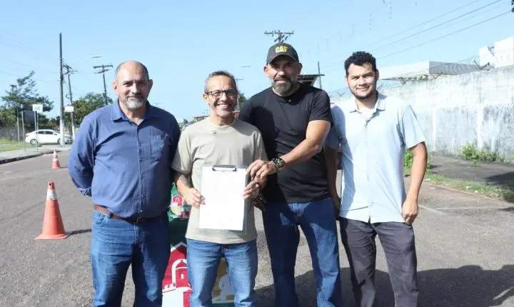 Prefeito Pedro DaLua assina Ordem de Serviço para obras na Avenida Hildemar Maia