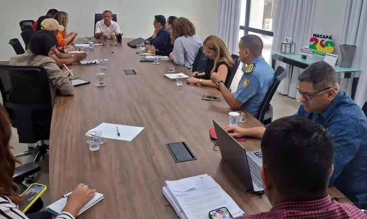 Prefeito Pedro DaLua reúne secretários para alinhar sobre a programação ‘Fim de Semana do Trabalhador’