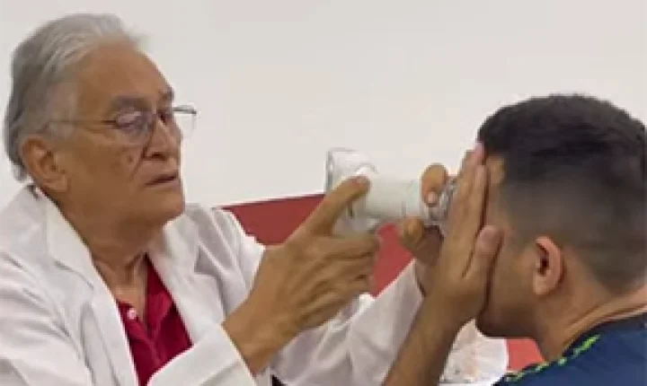 Prefeitura de Amapá realiza mutirão de exames oftalmológicos pelo Projeto Visão para Todos